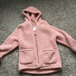 Pink Sherpa jacket
